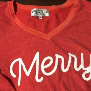 Wild fox holiday sweater